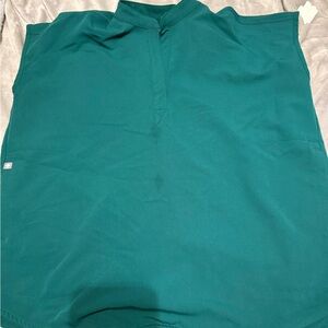 Figs Hunter Green Rafaela Scrub Top